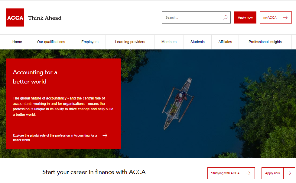 ACCA全球官方网站