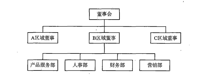 区域事业部制结构