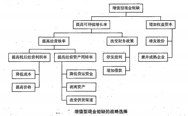 增值型现金短缺的财务战略选择