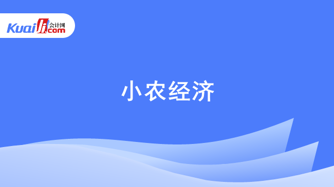 小农经济