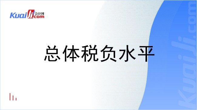 总体税负水平