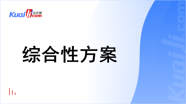 综合性方案