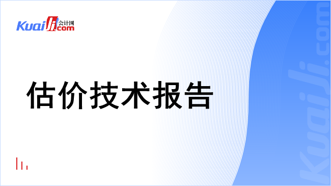 估价技术报告