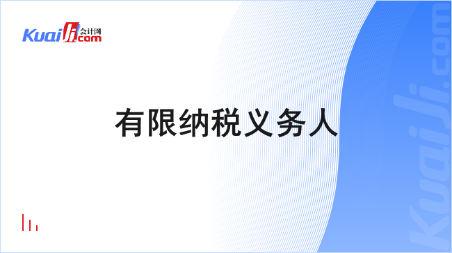 有限纳税义务人