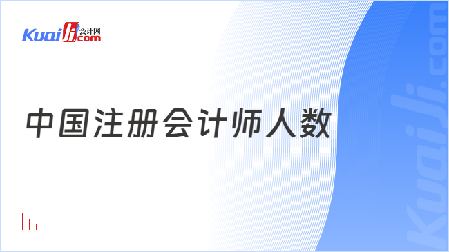 中国注册会计师人数