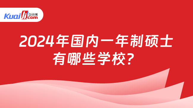 2024年国内一年制硕士\n有哪些学校？