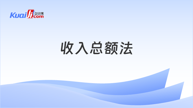 收入总额法