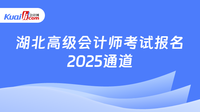 湖北高级会计师考试报名\n2025通道