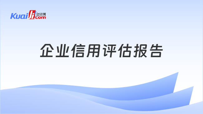 企业信用评估报告