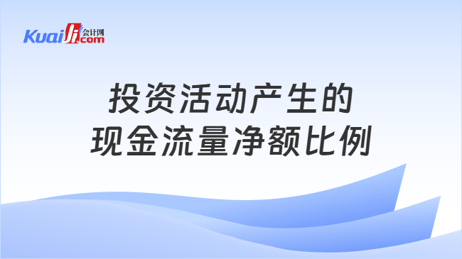 投资活动产生的现金流量净额比例