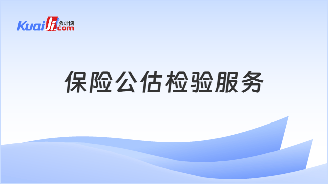 保险公估检验服务