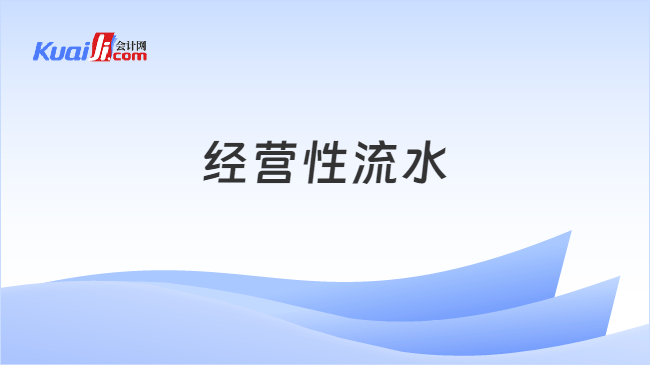 经营性流水